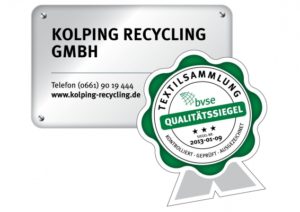 Kolping Recycling bvse Qualitätssiegel