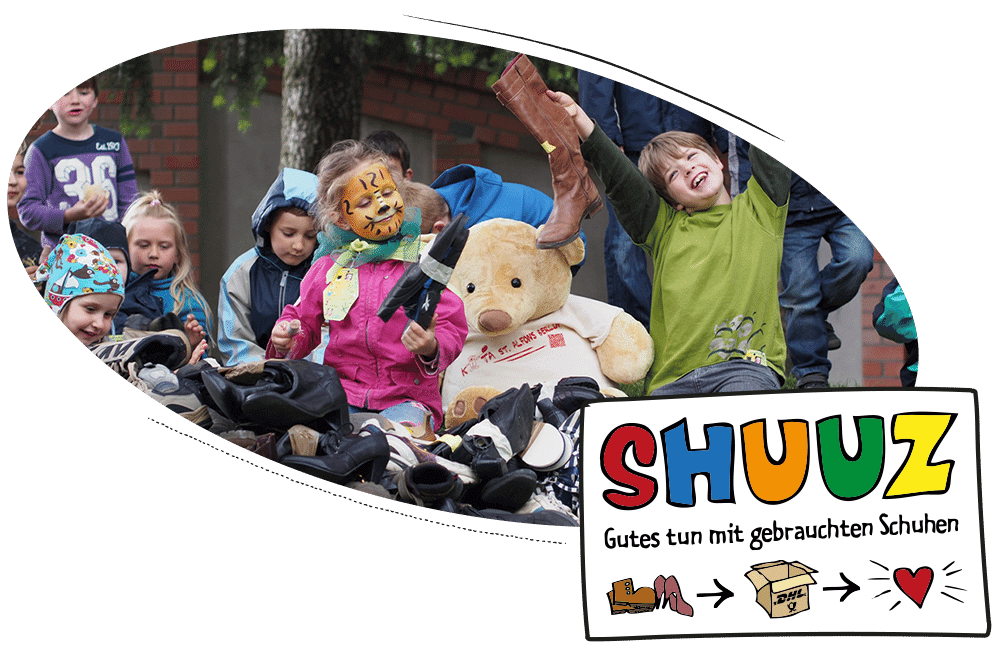 Shuuz Schuhsammlung für Kinder – Kolping Recycling
