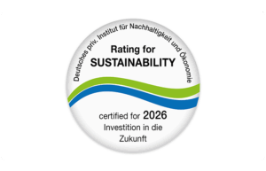 Siegel für Nachhaltigkeit 2026 Kolping Textilrecycling Siegel für Nachhaltigkeit 2026 Kolping Textilrecycling