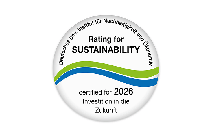 Siegel für Nachhaltigkeit 2026 Kolping Textilrecycling