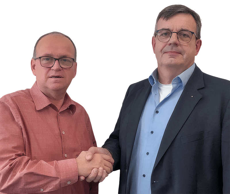 Stephan Kowoll und Carsten Viermann sind Geschaeftsführer von Kolping Textilrecycling Stephan Kowoll und Carsten Viermann sind Geschaeftsführer von Kolping Textilrecycling